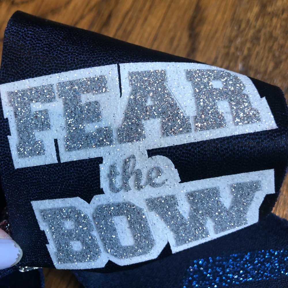 Handmade Cheer Hair Bows - Picture 5 of 6